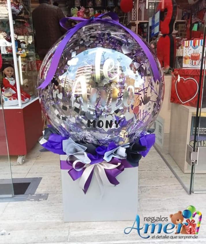 caja vuelo sorpresa morada