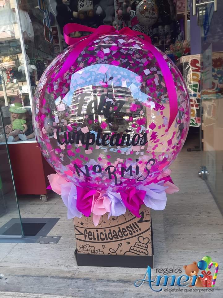 caja vuelo sorpresa rosa