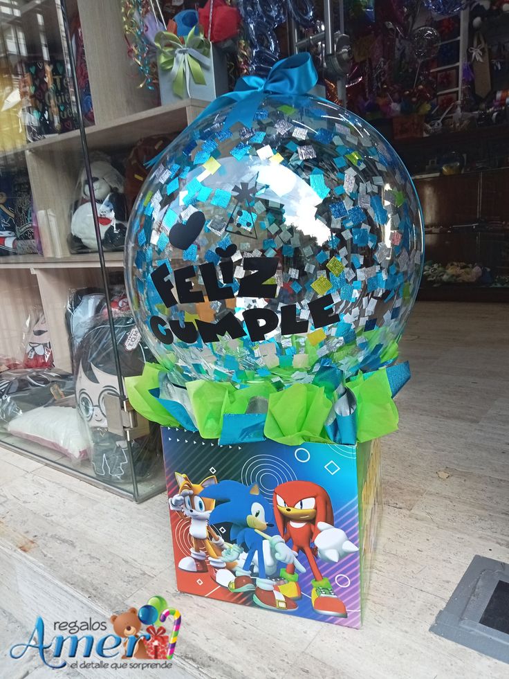 Caja Vuelo Sorpresa envoltura en caja sorpresa con globo burbuja de regalos amer